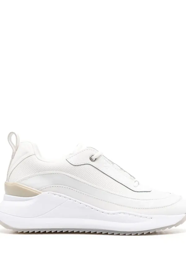 Calvin Klein låga grova sneakers - Vit