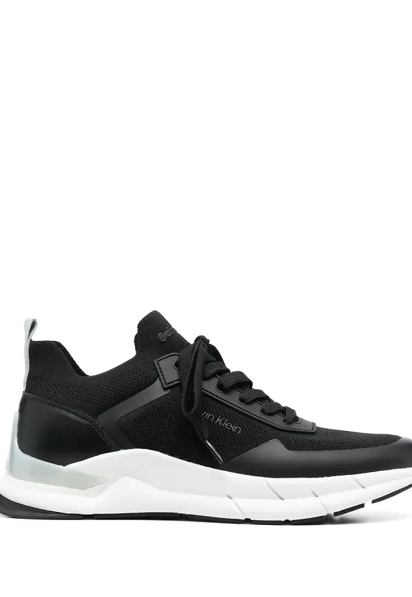Calvin Klein låga löparsneakers - Svart