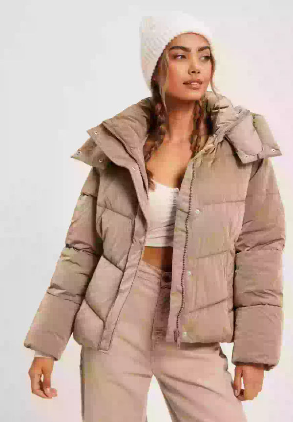 Calvin Klein Modern Padded Jacket Puffer jackets Safari