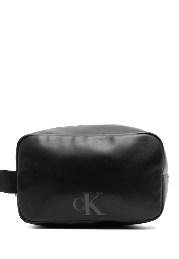 Calvin Klein necessär med logotyp - Svart