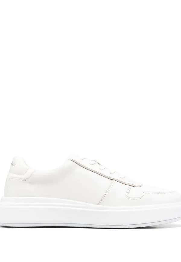 Calvin Klein platåsneakers - Vit