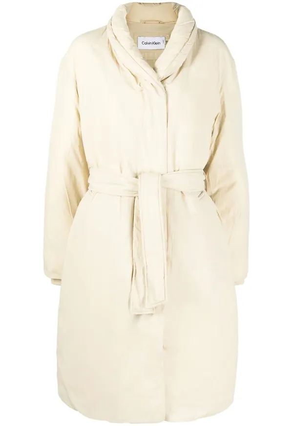 Calvin Klein puffkappa i omlottmodell - Neutral