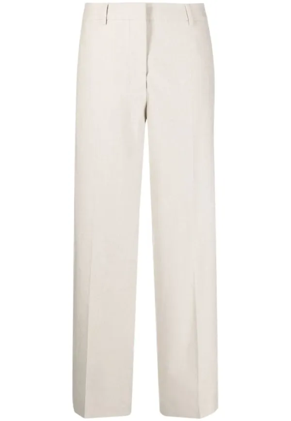 Calvin Klein Raka byxor Beige, Dam