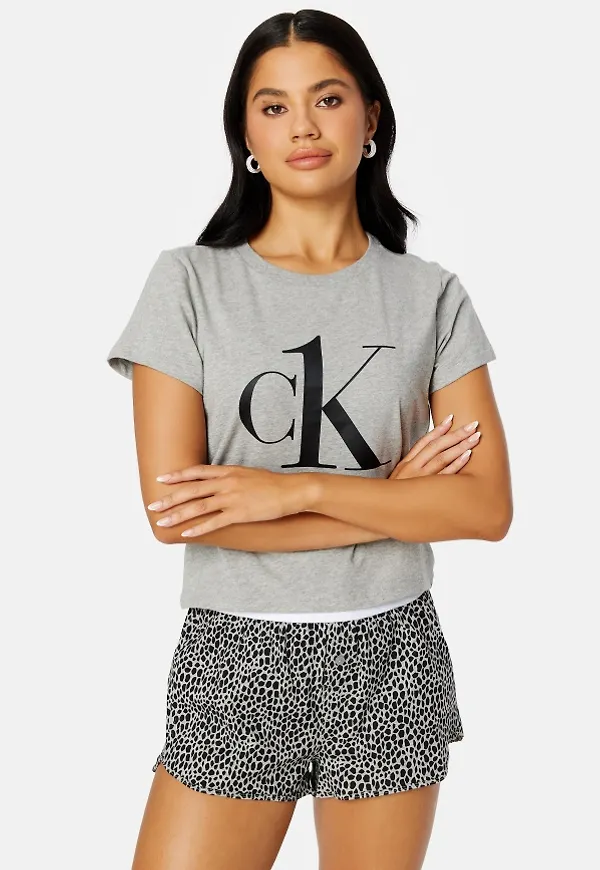 Calvin Klein S/S Short Set 6O6 GREY TOP/BAG MIN XS