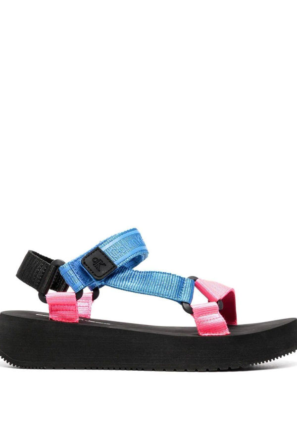 Calvin Klein sandaler med kardborreband - Blå