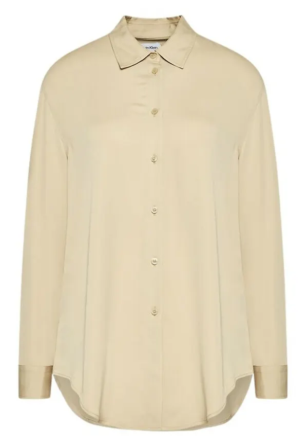 Calvin Klein Shirt Beige, Dam
