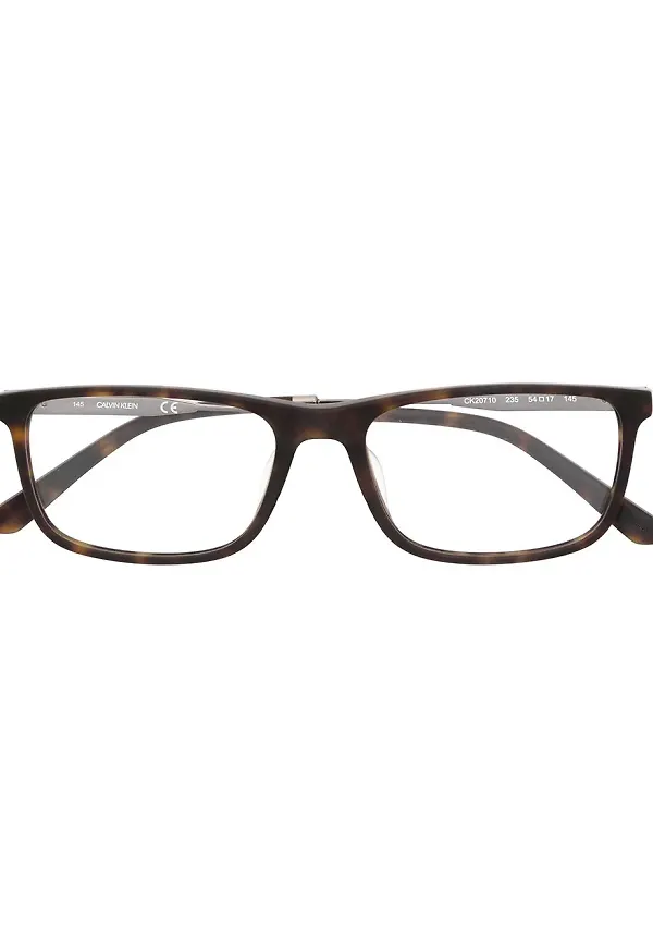 Calvin Klein sköldpaddsfärgade optiska glasögon - Brun