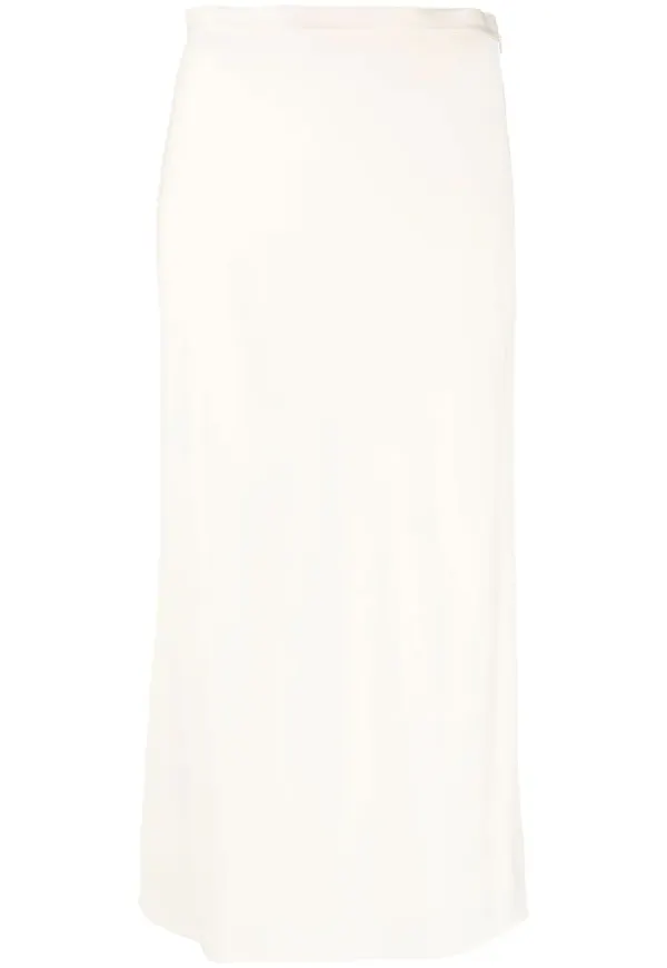 Calvin Klein slipkjol i midimodell - Neutral