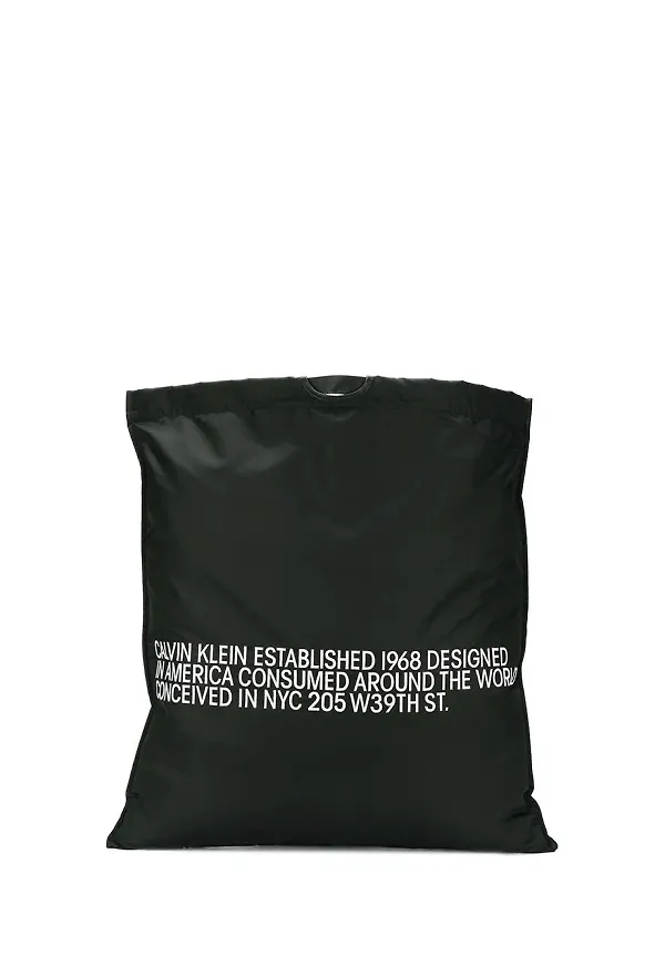 Calvin Klein Slogan tote-väska - Svart