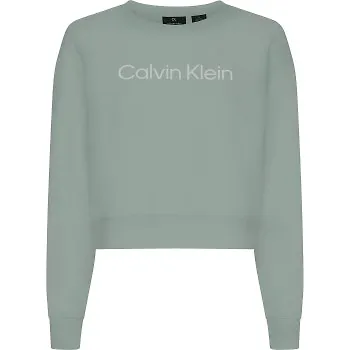 Calvin Klein Sport Essentials PW Pullover Sweater Blå bomull Medium Dam