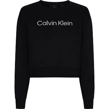 Calvin Klein Sport Essentials PW Pullover Sweater Svart bomull Large Dam