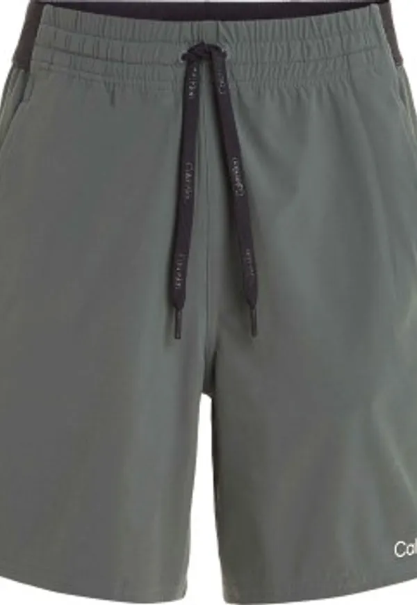 Calvin Klein Sport Quick-Dry Gym Shorts Grön polyester Small Herr