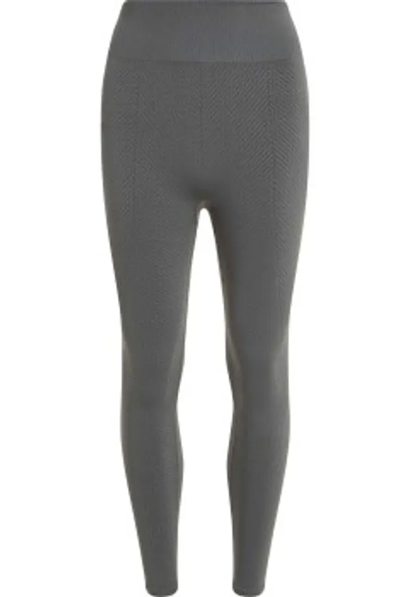 Calvin Klein Sport Seamless Knit Leggings Grön polyamid Large Dam