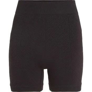 Calvin Klein Sport Seamless Knite Gym Shorts Svart polyamid X-Large Dam