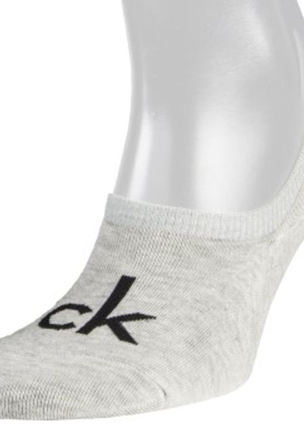 Calvin Klein Strumpor Kristal Modern Cotton Logo Liner Sock Grå Strl 36/41 Dam