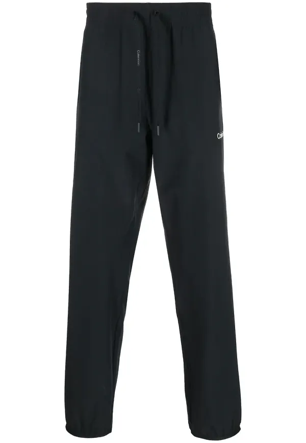Calvin Klein sweatpants med logotypband - Svart