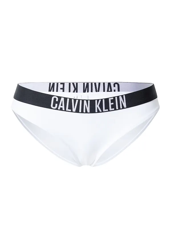 Calvin Klein Swimwear Bikiniunderdel svart / vit