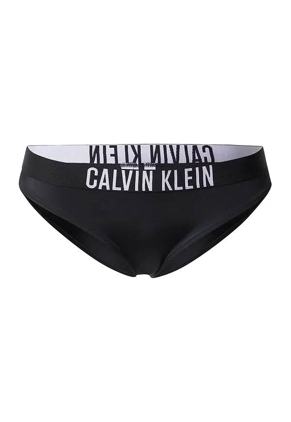 Calvin Klein Swimwear Bikiniunderdel svart / vit