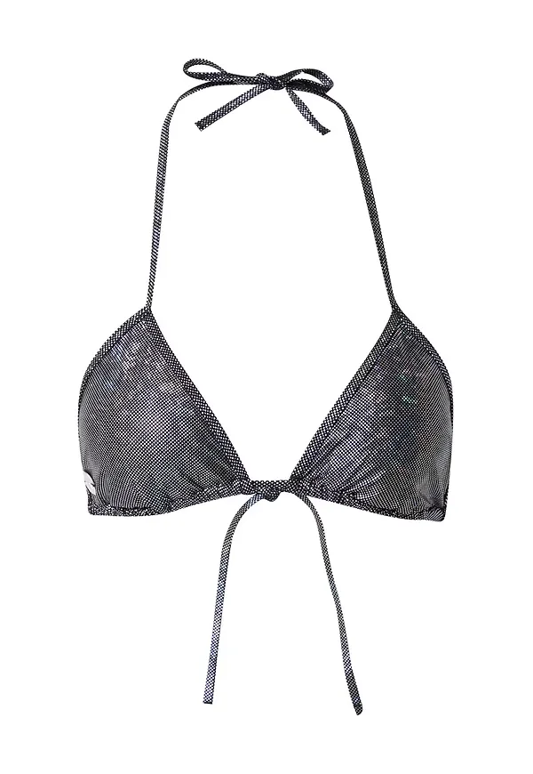 Calvin Klein Swimwear Bikiniöverdel svart / silver