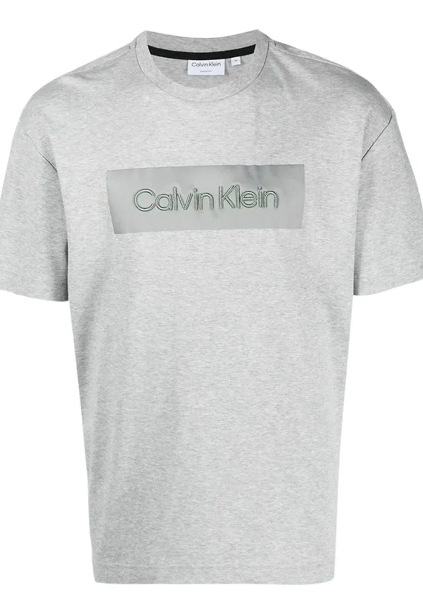 Calvin Klein t-shirt med logotyp - Grå