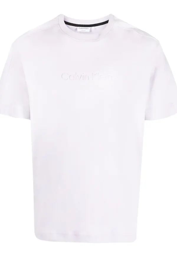 Calvin Klein t-shirt med logotyp - Lila