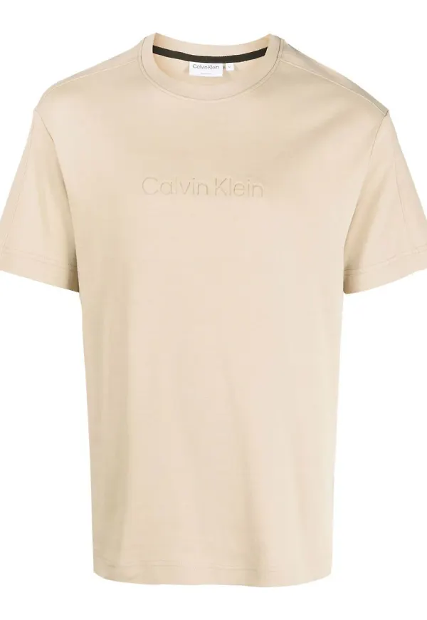 Calvin Klein t-shirt med logotyp - Neutral