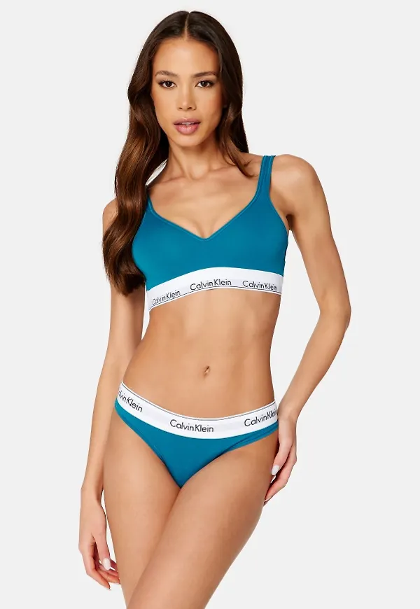 Calvin Klein Thong CX3 Tapsery Teal S