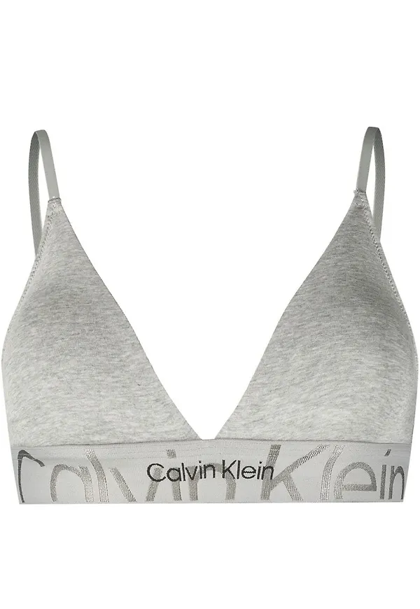 Calvin Klein triangelformad BH - Grå