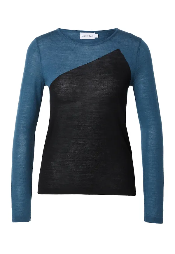Calvin Klein Tröja petrol / svart