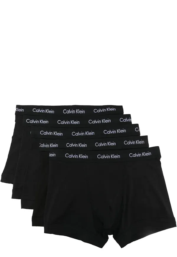 Calvin Klein Underwear 2-pack boxershorts med logotyp - Svart