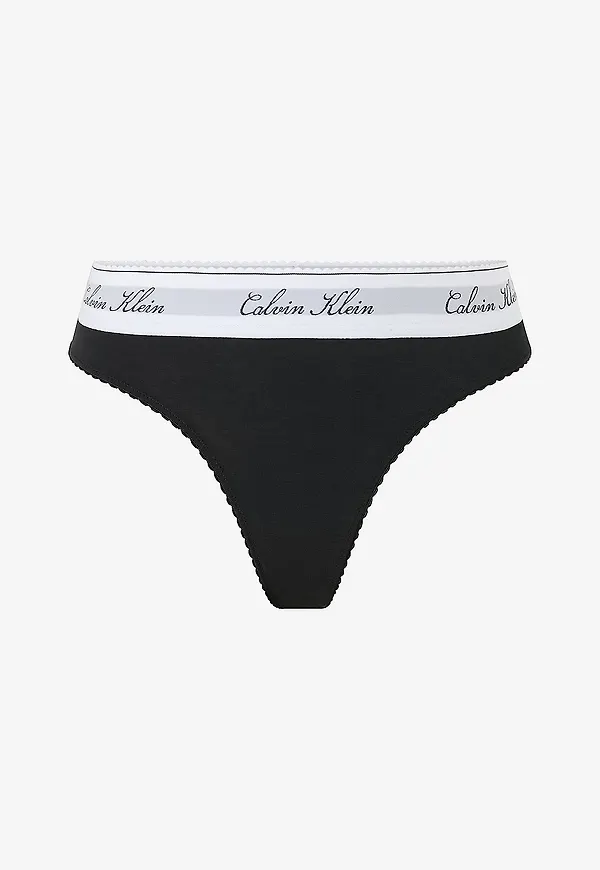 Calvin Klein Underwear - Stringtrosa Thong - Svart