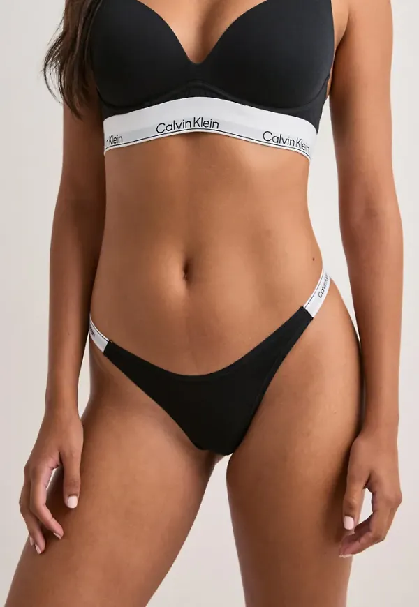 Calvin Klein Underwear - Svart - Dipped Thong 3PK