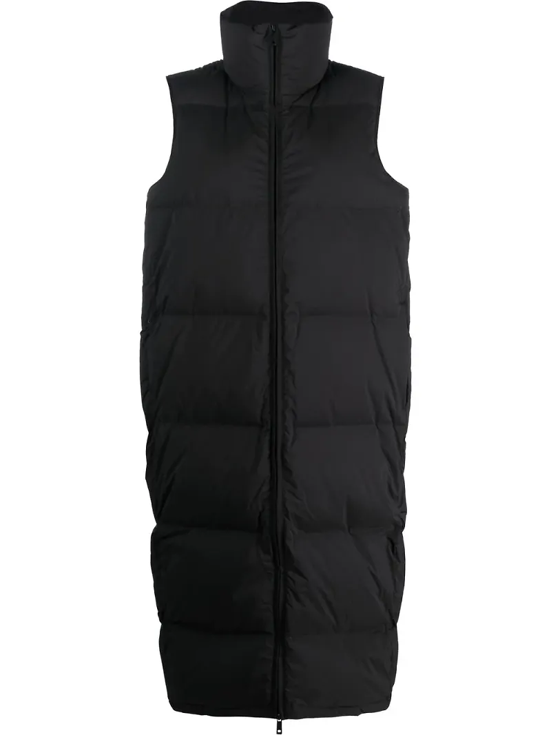 Calvin Klein ärmlös vadderad kappa - Svart