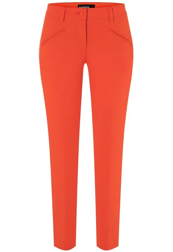 Cambio - Chinos - Orange - Dam - Storlek: XS