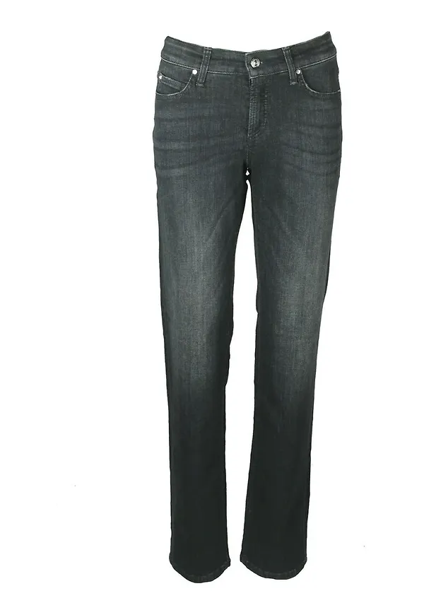 Cambio Straight Jeans Grå, Dam