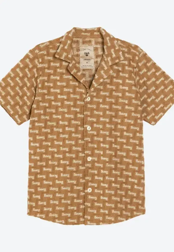 Camel Layer Zig Cuba Terry Shirt