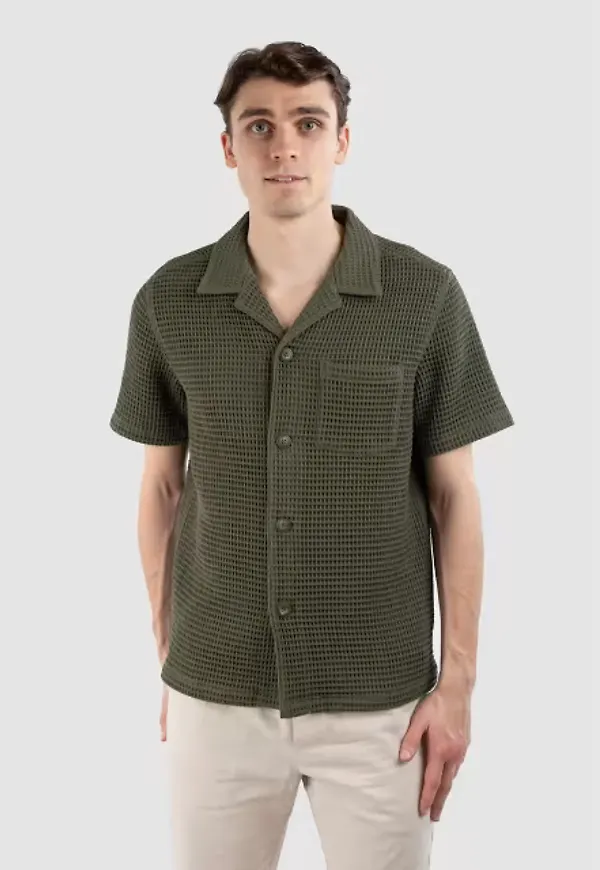 Cameron Waffle Shirt