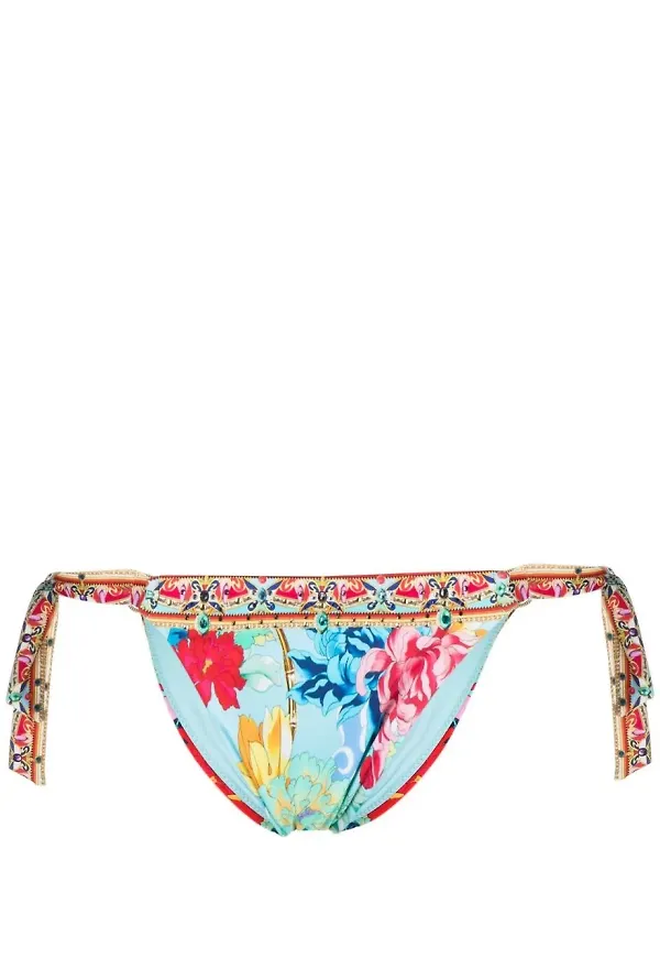 Camilla blommiga bikinitrosor - Grön