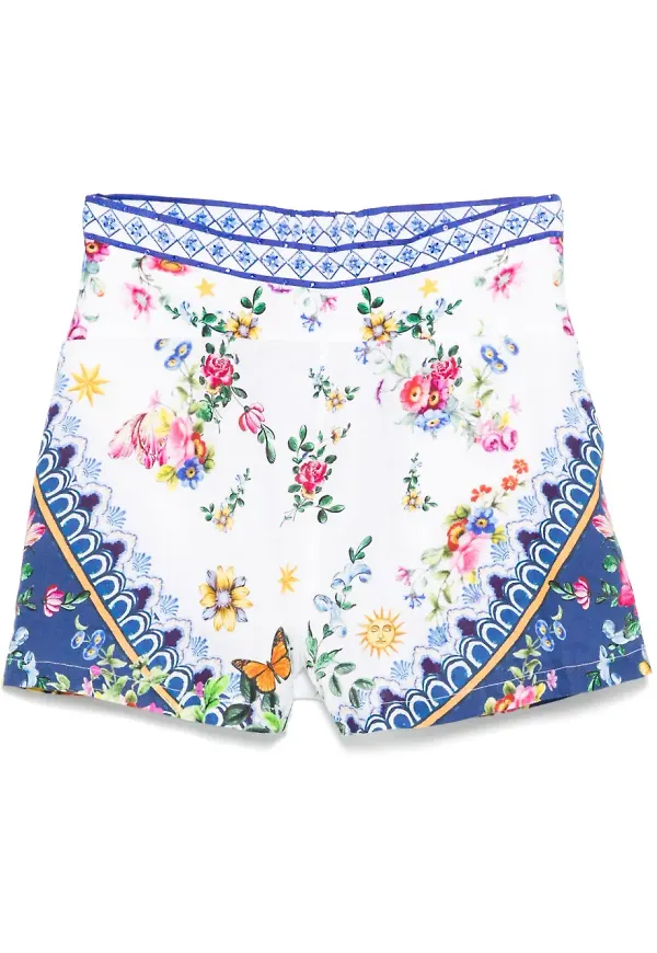 Camilla linneshorts - Vit