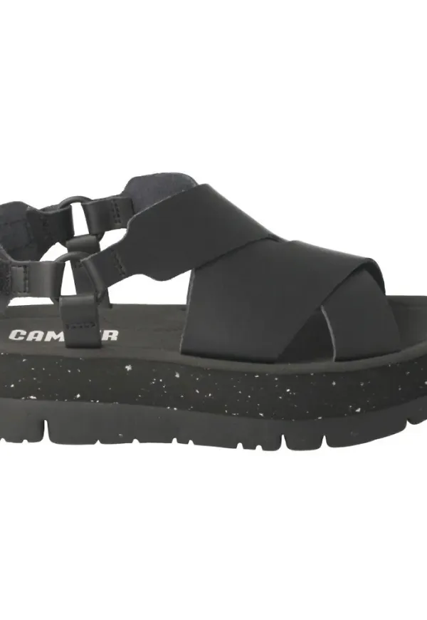 Camper Platta sandaler Svart, Dam
