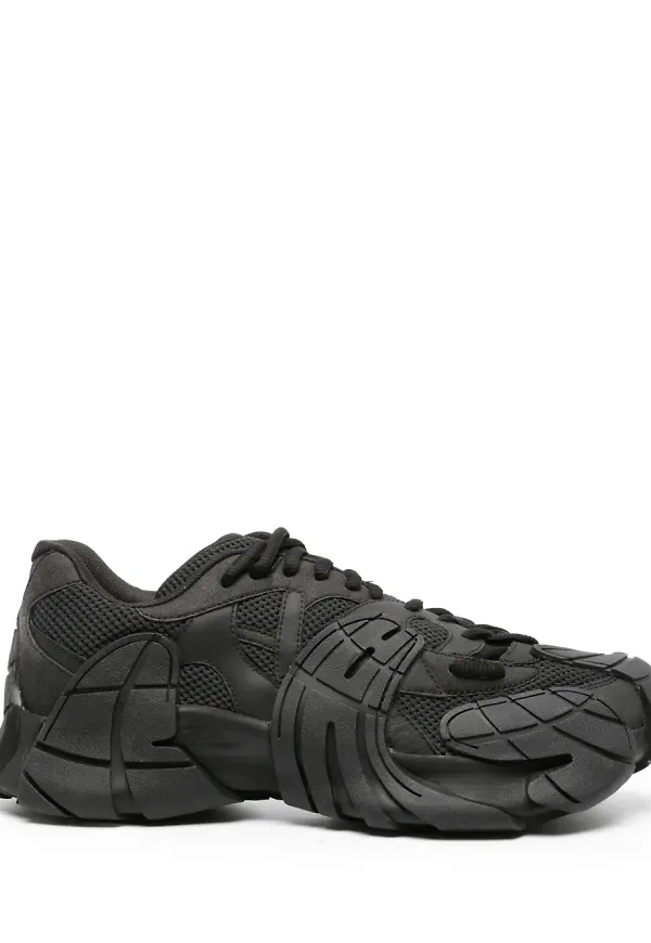 CamperLab Tormenta sneakers med panel - Svart