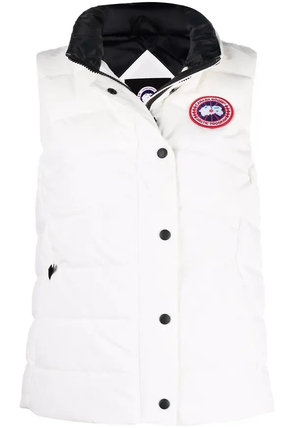 Canada Goose ärmlös vadderad jacka - Vit