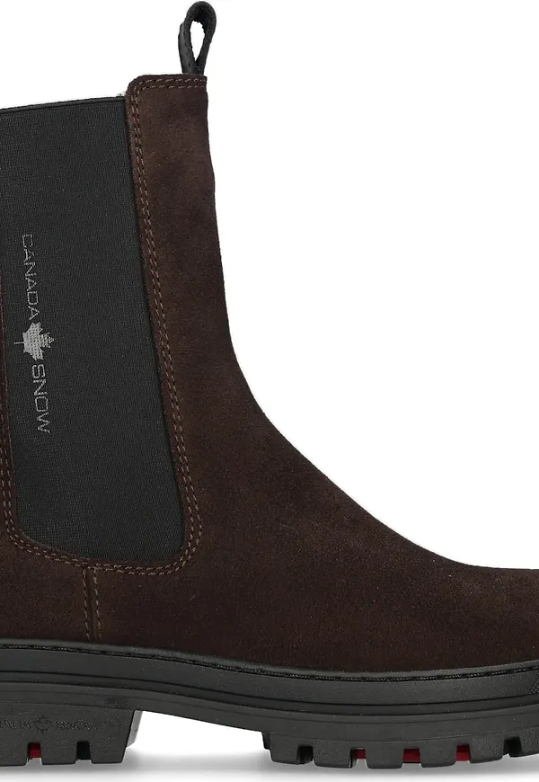 Canada Snow Women's Carlyle Chelsea Suede Brown