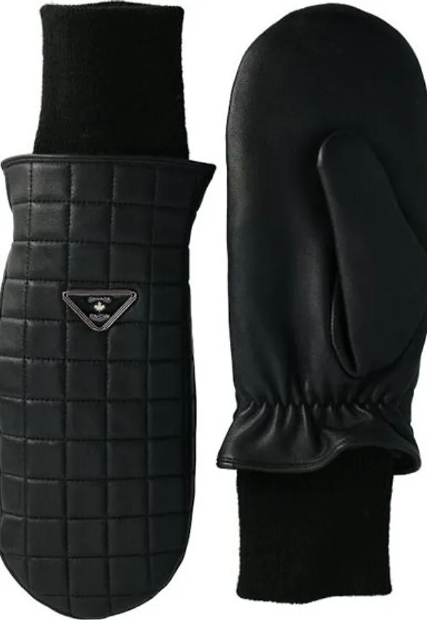 Canada Snow Women's Isaberg Leather Mittens Black