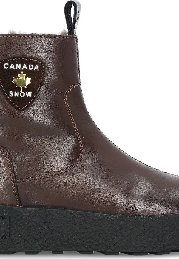 Canada Snow Women's Quebec Emb Brown