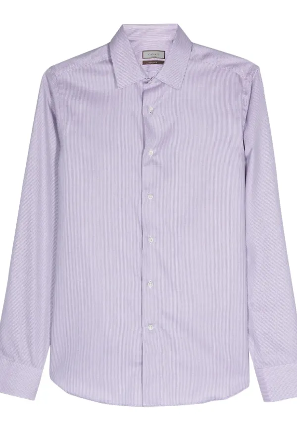 Canali skjorta med geometriskt mönster - Rosa