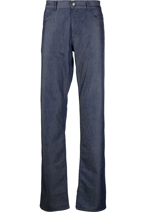 Canali straight-jeans - Blå