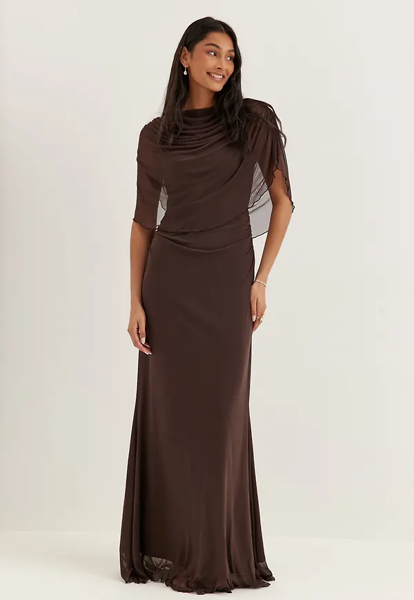 Cape Mesh Gown