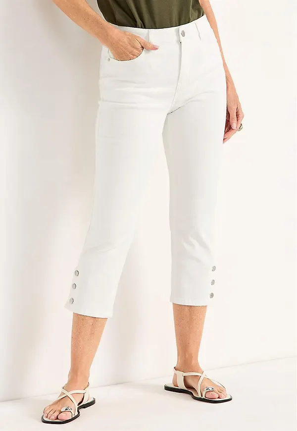 Caprijeans med femficksdesign Maria