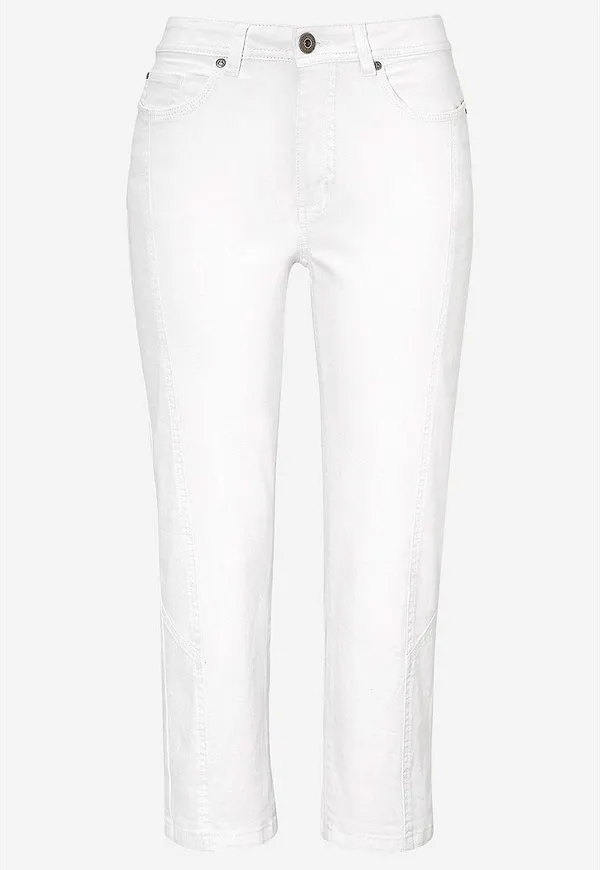Caprijeans med femficksdesign Mia